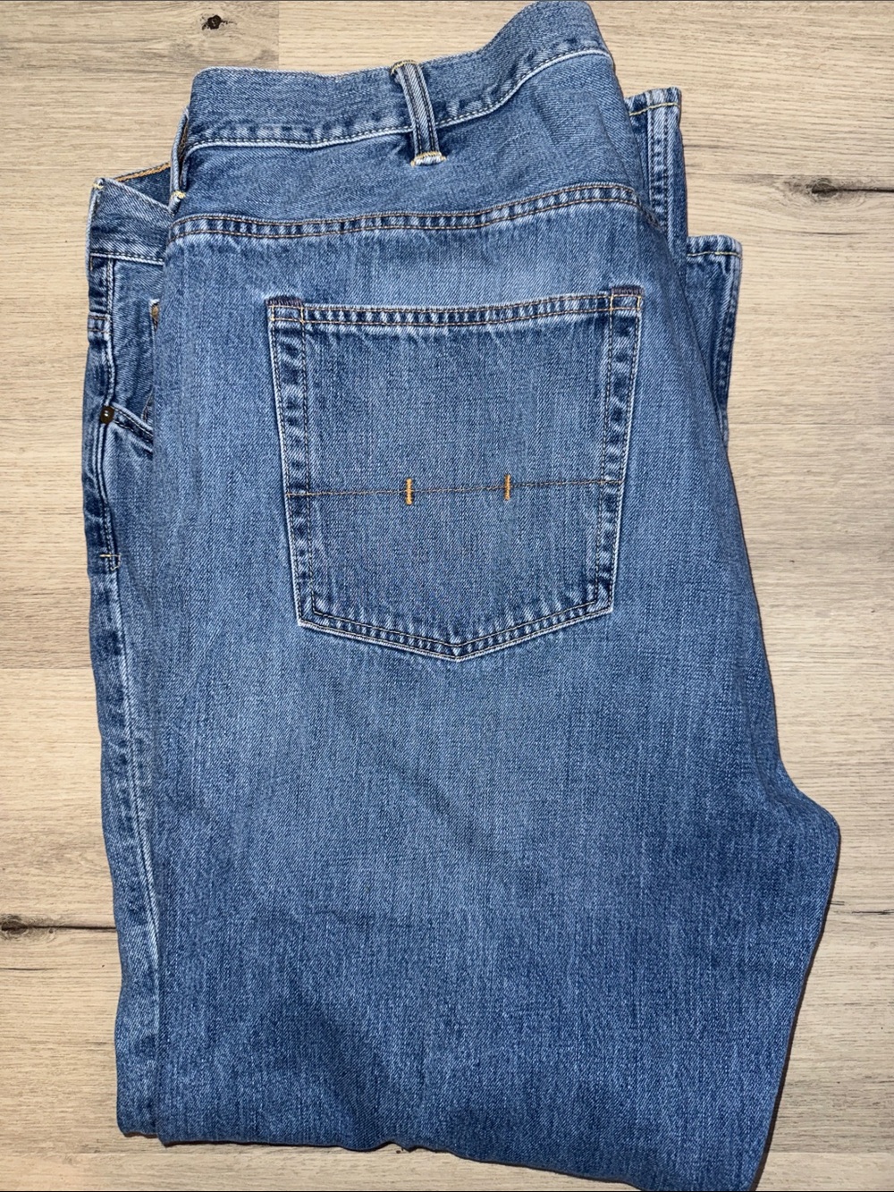 Polo Ralph Lauren Mens Classic Fit 867 Blue Denim Jeans 46B x 32 Medium Wash - Picture 9 of 9